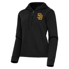San Diego Padres Antigua Women's Contemporary Quarter-Zip Hoodie Near Me