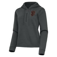 San Francisco Giants Antigua Women's Contemporary Quarter-Zip Hoodie Discount
