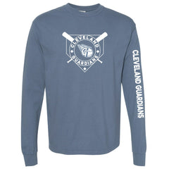 Cleveland Guardians Soft as a Grape Women's Pigment Dye Long Sleeve T-Shirt Online