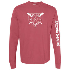Arizona Diamondbacks Soft as a Grape Women's Pigment Dye Long Sleeve T-Shirt Online