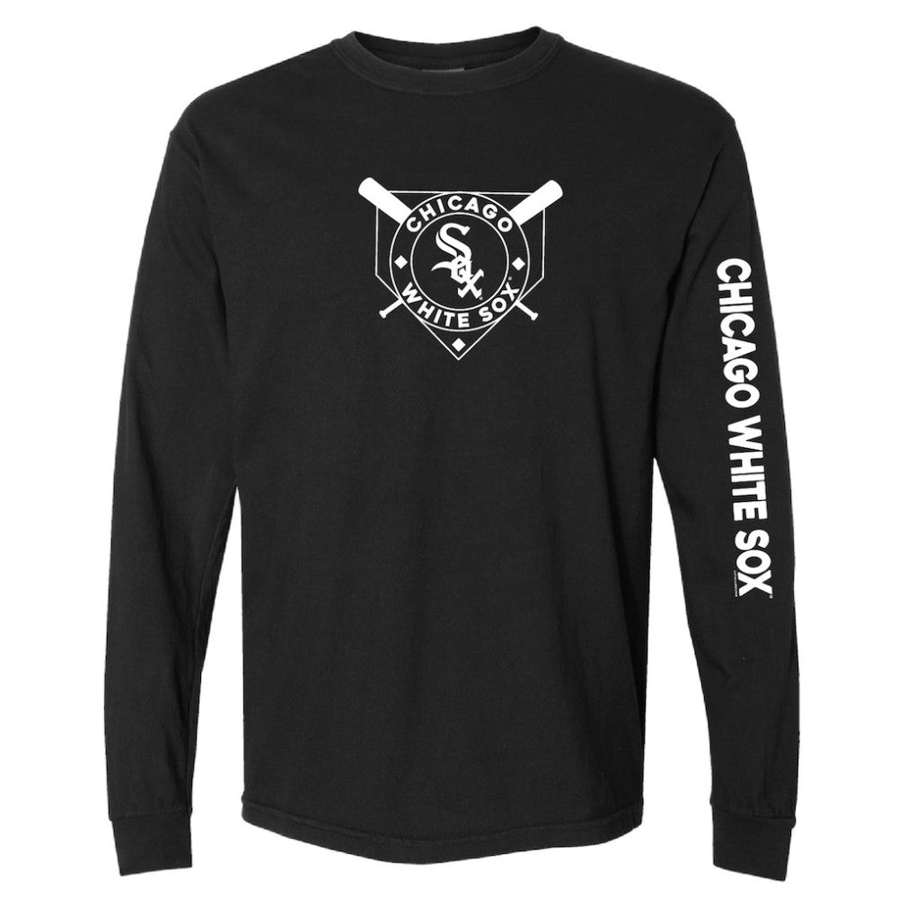 Chicago White Sox Soft as a Grape Women's Pigment Dye Long Sleeve T-Shirt Near Me