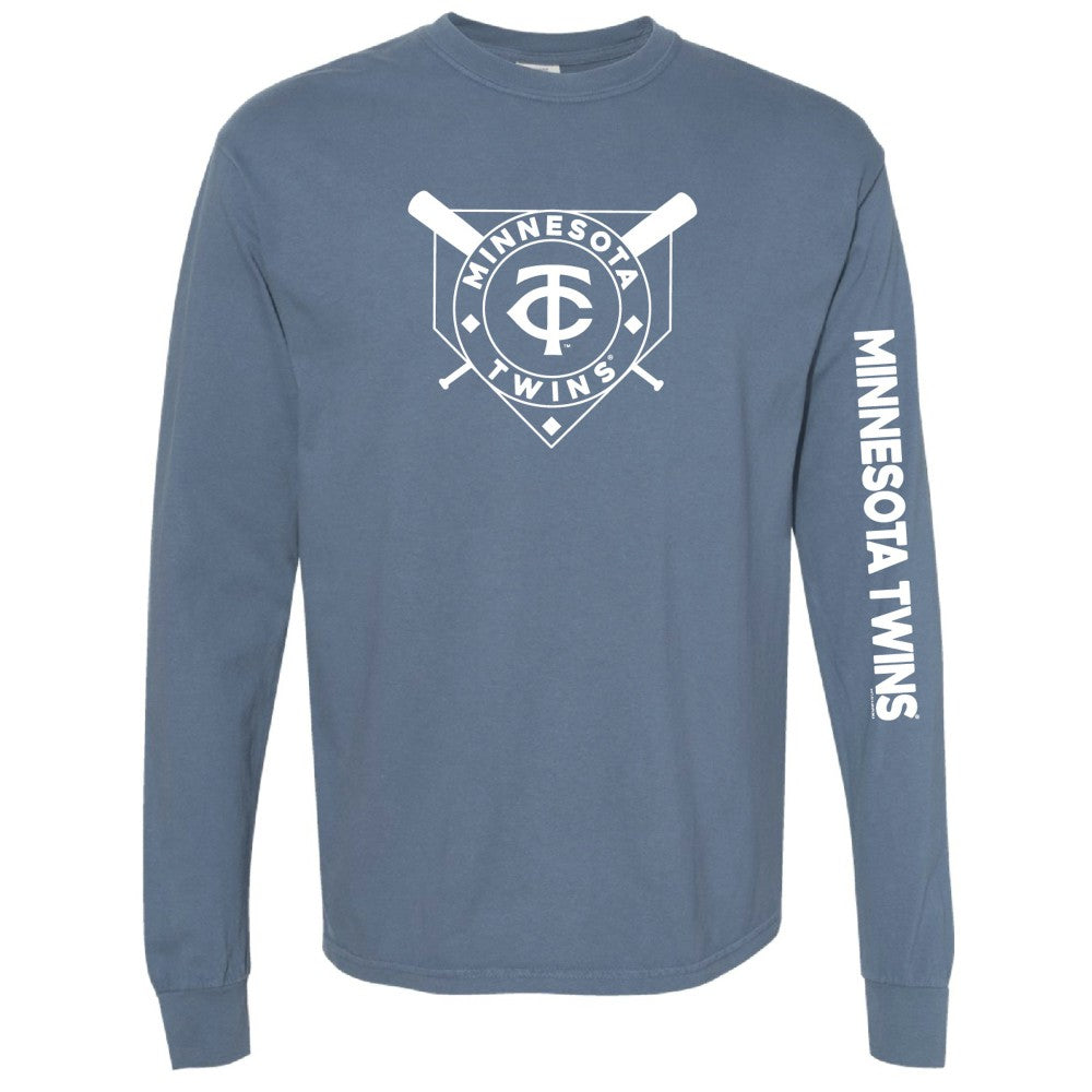 Minnesota Twins Soft as a Grape Women's Pigment Dye Long Sleeve T-Shirt Near Me