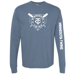 Minnesota Twins Soft as a Grape Women's Pigment Dye Long Sleeve T-Shirt Near Me
