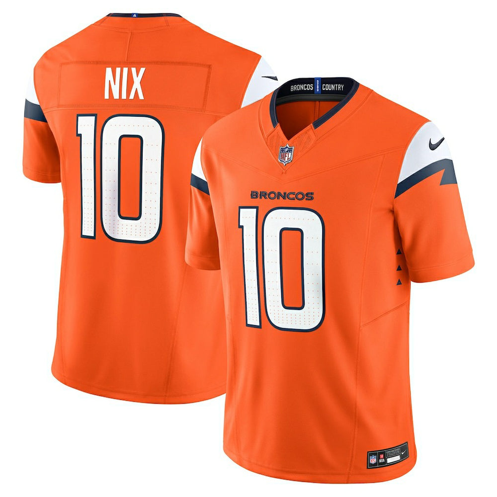 Bo Nix Denver Broncos Vapor F.U.S.E. Limited Jersey - Orange - Nike