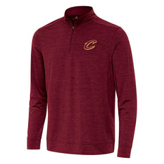 Cleveland Cavaliers Antigua Bright Quarter-Zip Top Burgundy