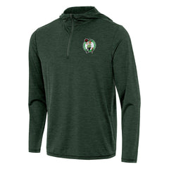 Boston Celtics Antigua Tidy Quarter-Zip Hoodie Hunter Green