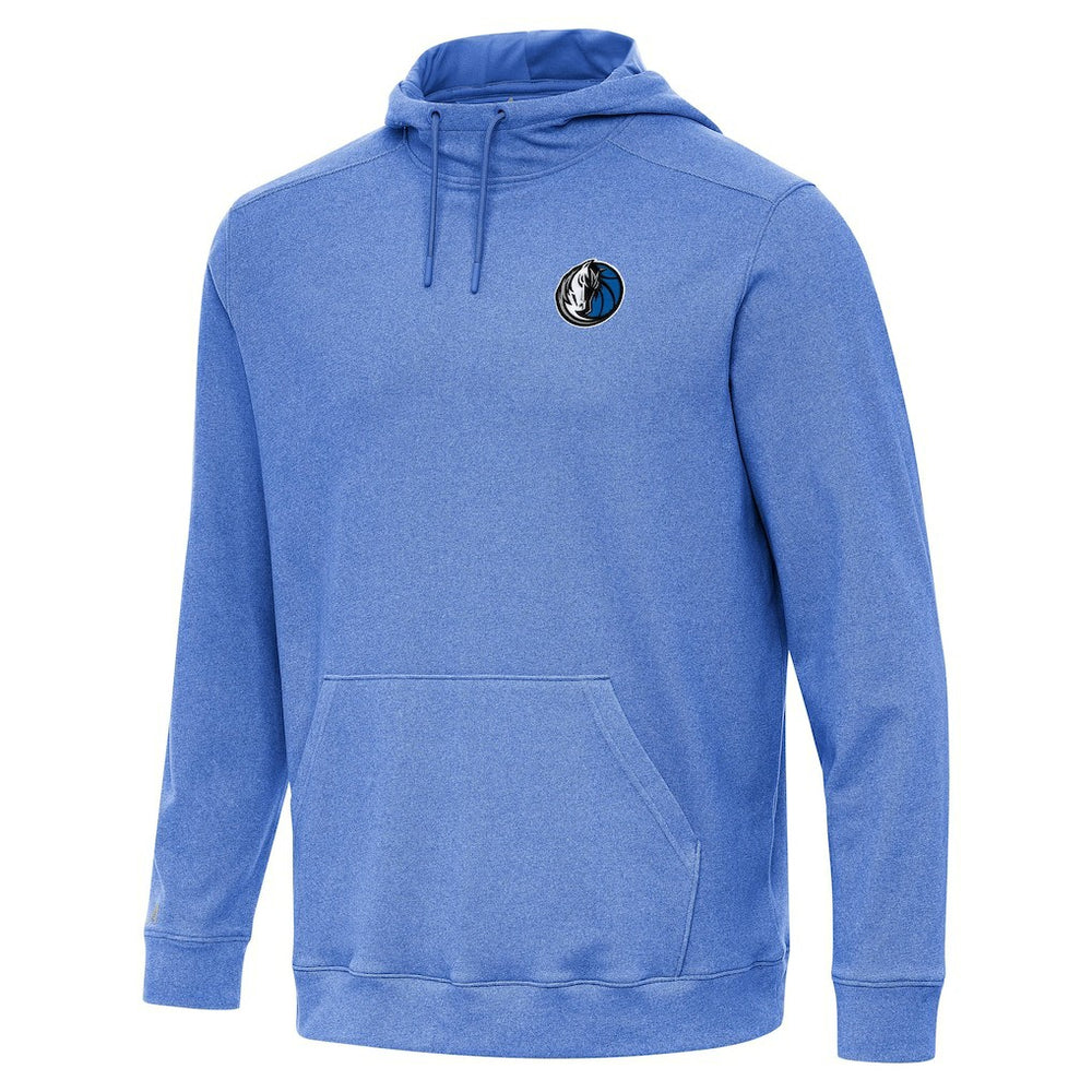 Dallas Mavericks Antigua Cloud Pullover Hoodie Heather Blue