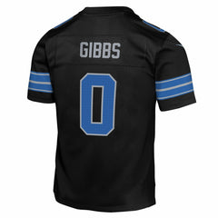 Jahmyr Gibbs Detroit Lions Youth Game Jersey - Black - Nike