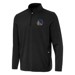 Golden State Warriors Antigua Perilous Quarter-Zip Sweatshirt Black