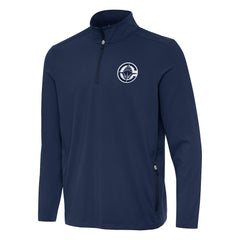 LA Clippers Antigua Perilous Quarter-Zip Sweatshirt Navy