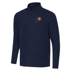 Indiana Pacers Antigua Intent Quarter-Zip Top Navy