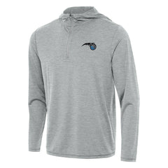 Orlando Magic Antigua Tidy Quarter-Zip Hoodie Heather Gray