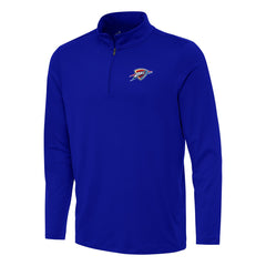 Oklahoma City Thunder Antigua Reprocess Quarter-Zip Top Blue