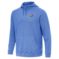 Oklahoma City Thunder Antigua Cloud Pullover Hoodie Heather Blue