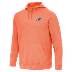 Oklahoma City Thunder Antigua Cloud Pullover Hoodie Heather Orange