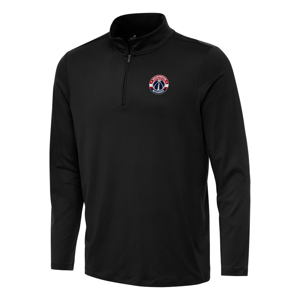 Washington Wizards Antigua Reprocess Quarter-Zip Top Black