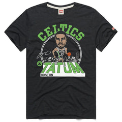 Jayson Tatum Boston Celtics Homage Unisex 2024/25 City Edition Caricature Tri-Blend T-Shirt Charcoal