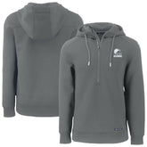 Cleveland Browns Cutter & Buck Roam Eco Recycled Half-Zip Pullover Hoodie - Gray - NFL
