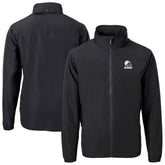 Cleveland Browns Cutter & Buck Charter Eco Recycled Full-Zip Hoodie Jacket - Black - NFL