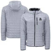 Cleveland Browns Cutter & Buck Rainier Primaloft Eco Full-Zip Hooded Jacket - Gray - NFL
