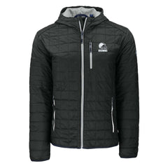 Cleveland Browns Cutter & Buck Rainier Primaloft Eco Full-Zip Hooded Jacket - Black - NFL