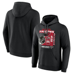 Atlanta Falcons Bud Light Pullover Hoodie - Black - NFL