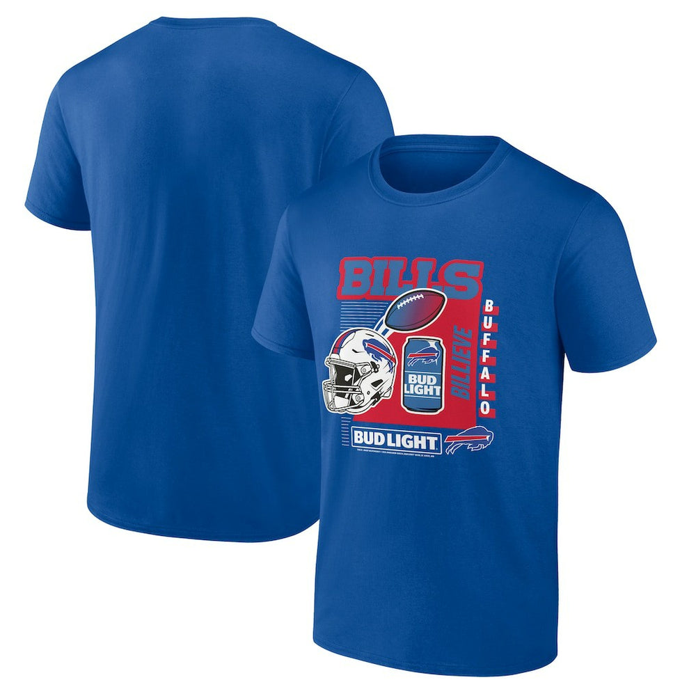 Buffalo Bills Bud Light T-Shirt - Royal - NFL