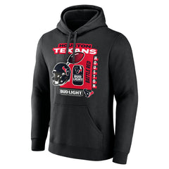 Houston Texans Bud Light Pullover Hoodie - Black - NFL