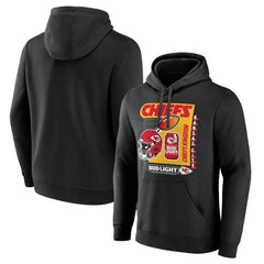 Kansas City Chiefs Bud Light Pullover Hoodie - Black - NFL