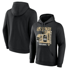 New Orleans Saints Bud Light Pullover Hoodie - Black - NFL
