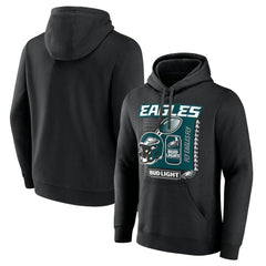 Philadelphia Eagles Bud Light Pullover Hoodie - Black - NFL