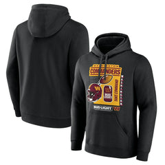 Washington Commanders Bud Light Pullover Hoodie - Black - NFL