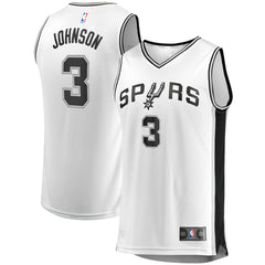 Fanatics Keldon Johnson San Antonio Spurs Fast Break Association Jersey White