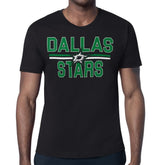 Dallas Stars Starter Mesh Look Team Name T-Shirt - Black | NHL Clearance