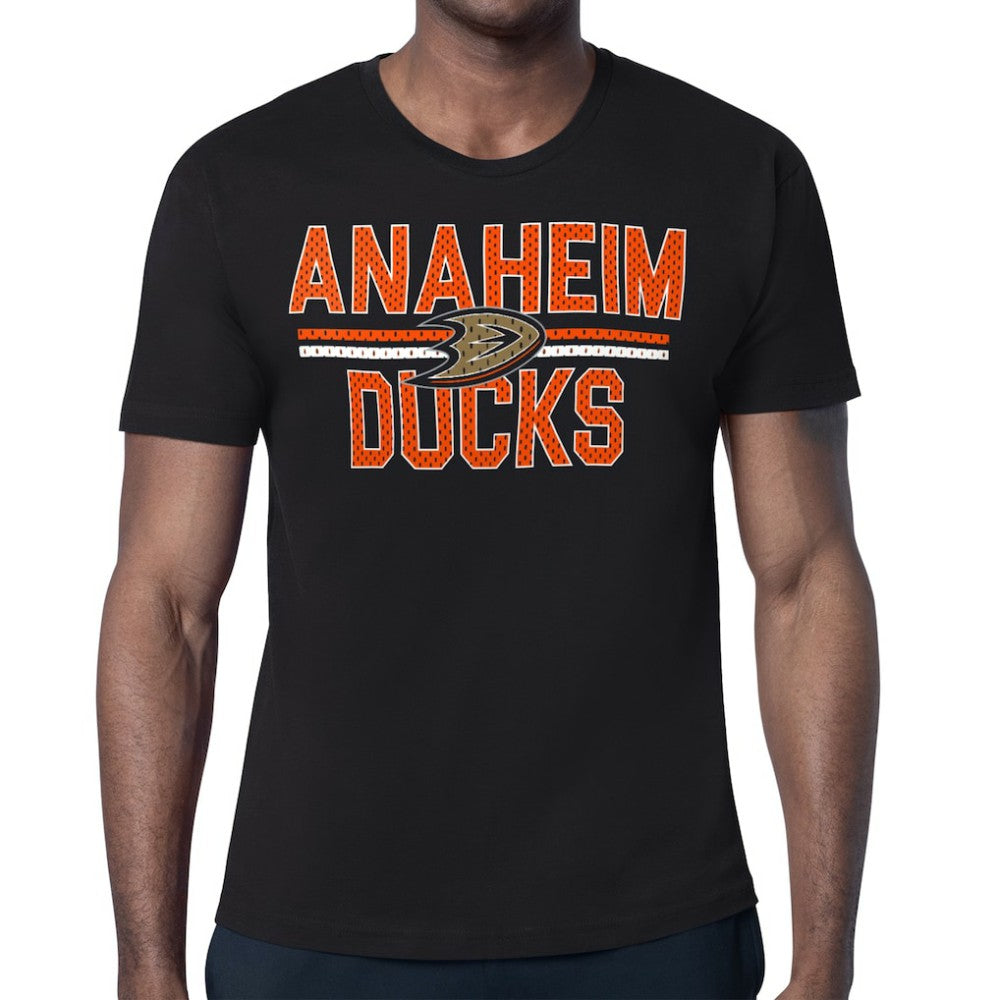 Anaheim Ducks Starter Mesh Look Team Name T-Shirt - Black | NHL discount