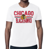 Chicago Blackhawks Starter Mesh Look Team Name T-Shirt - White | NHL near me