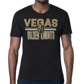 Vegas Golden Knights Starter Mesh Look Team Name T-Shirt - Black | NHL Lifestyle