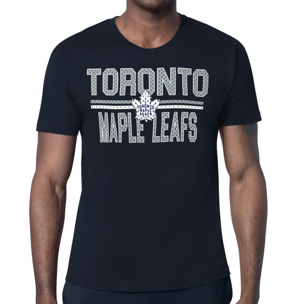 Toronto Maple Leafs Starter Mesh Look Team Name T-Shirt - Navy | NHL on sale
