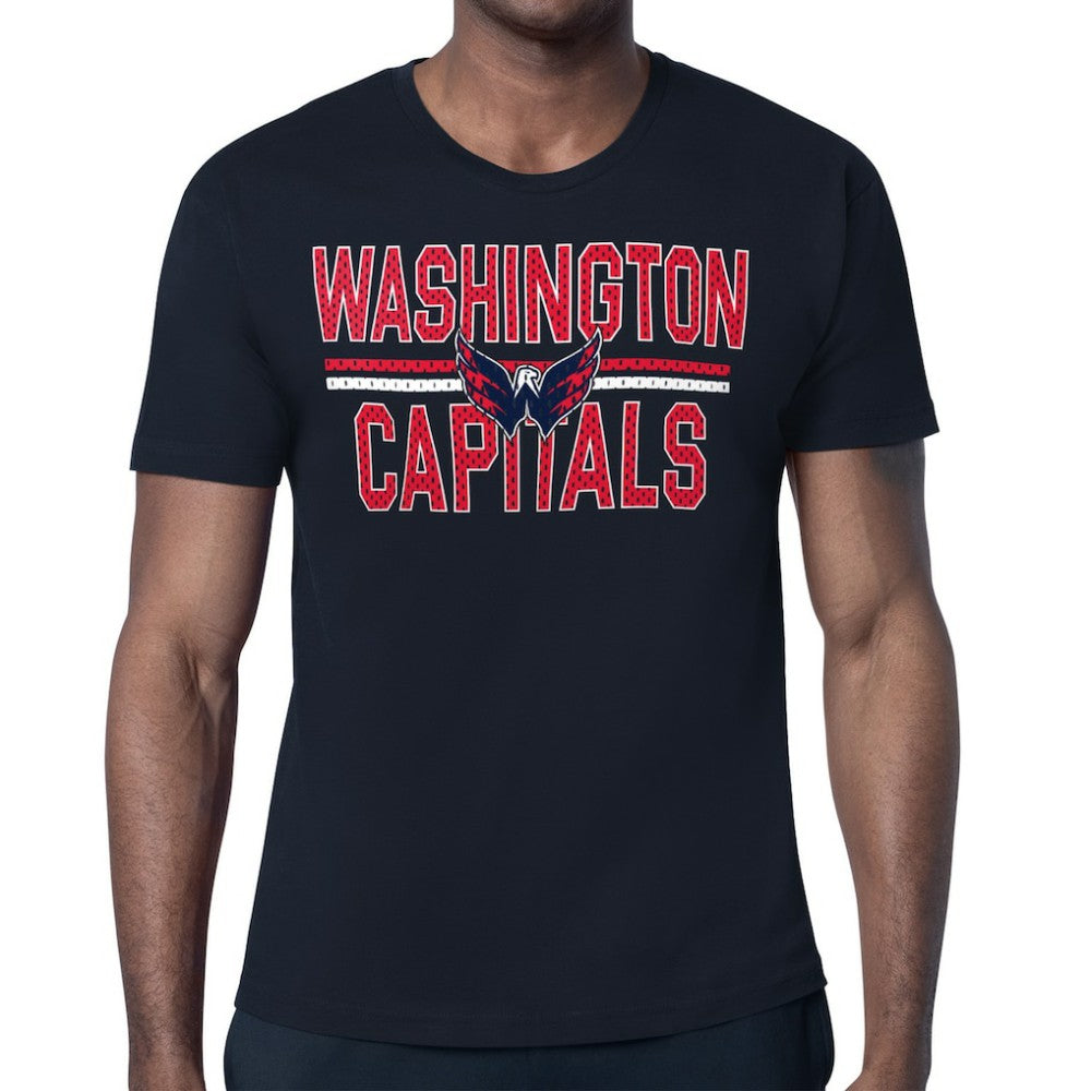 Washington Capitals Starter Mesh Look Team Name T-Shirt - Navy | NHL online