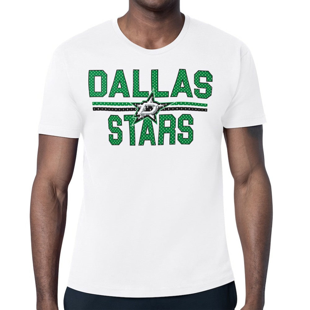 Dallas Stars Starter Mesh Look Team Name T-Shirt - White | NHL on sale