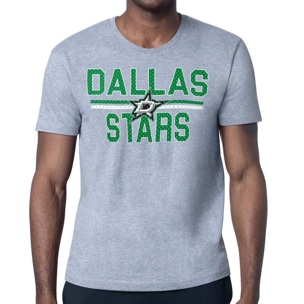 Dallas Stars Starter Mesh Look Team Name T-Shirt - Heather Gray | NHL on sale