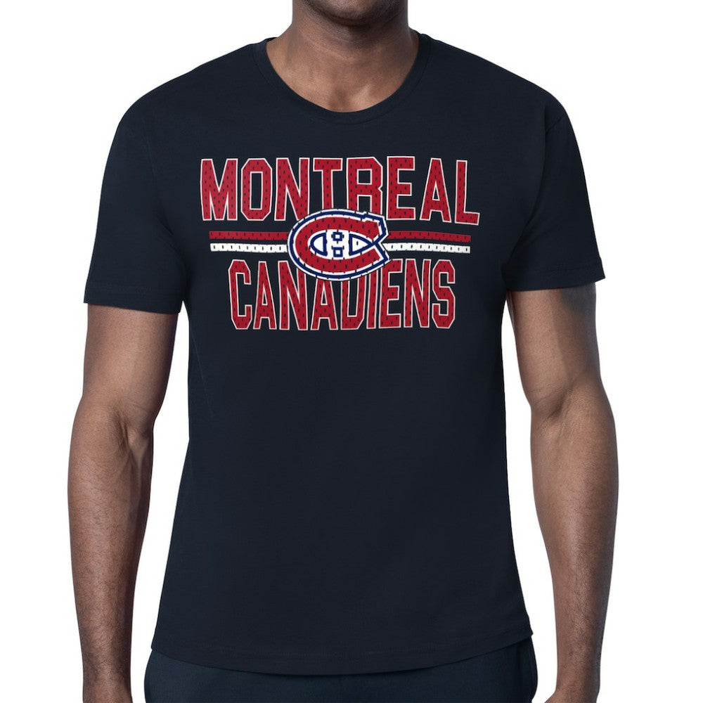 Montreal Canadiens Starter Mesh Look Team Name T-Shirt - Navy | NHL on sale