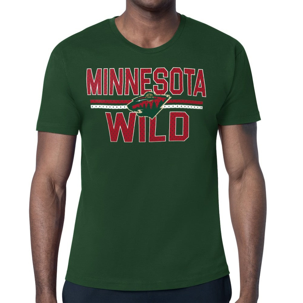 Minnesota Wild Starter Mesh Look Team Name T-Shirt - Green | NHL online