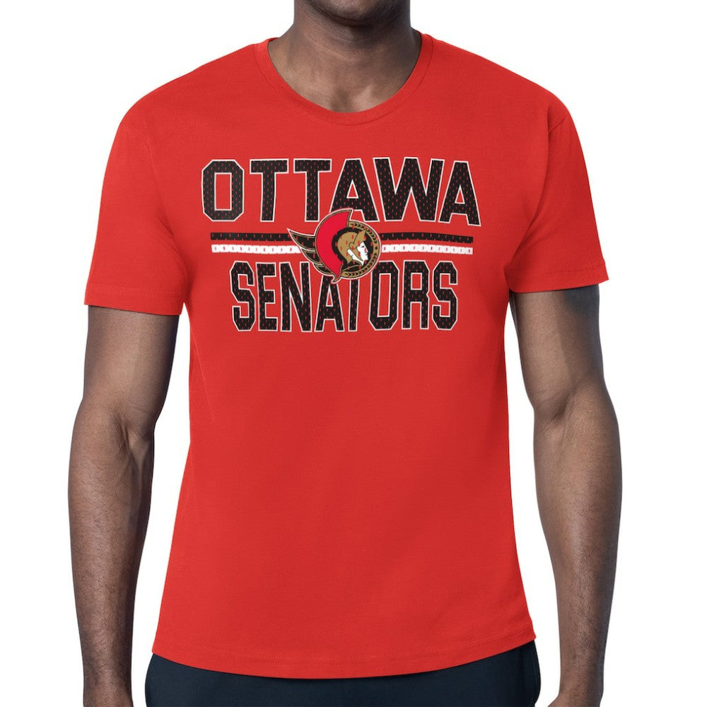 Ottawa Senators Starter Mesh Look Team Name T-Shirt - Red | NHL sale
