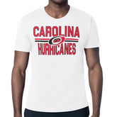 Carolina Hurricanes Starter Mesh Look Team Name T-Shirt - White | NHL Clearance