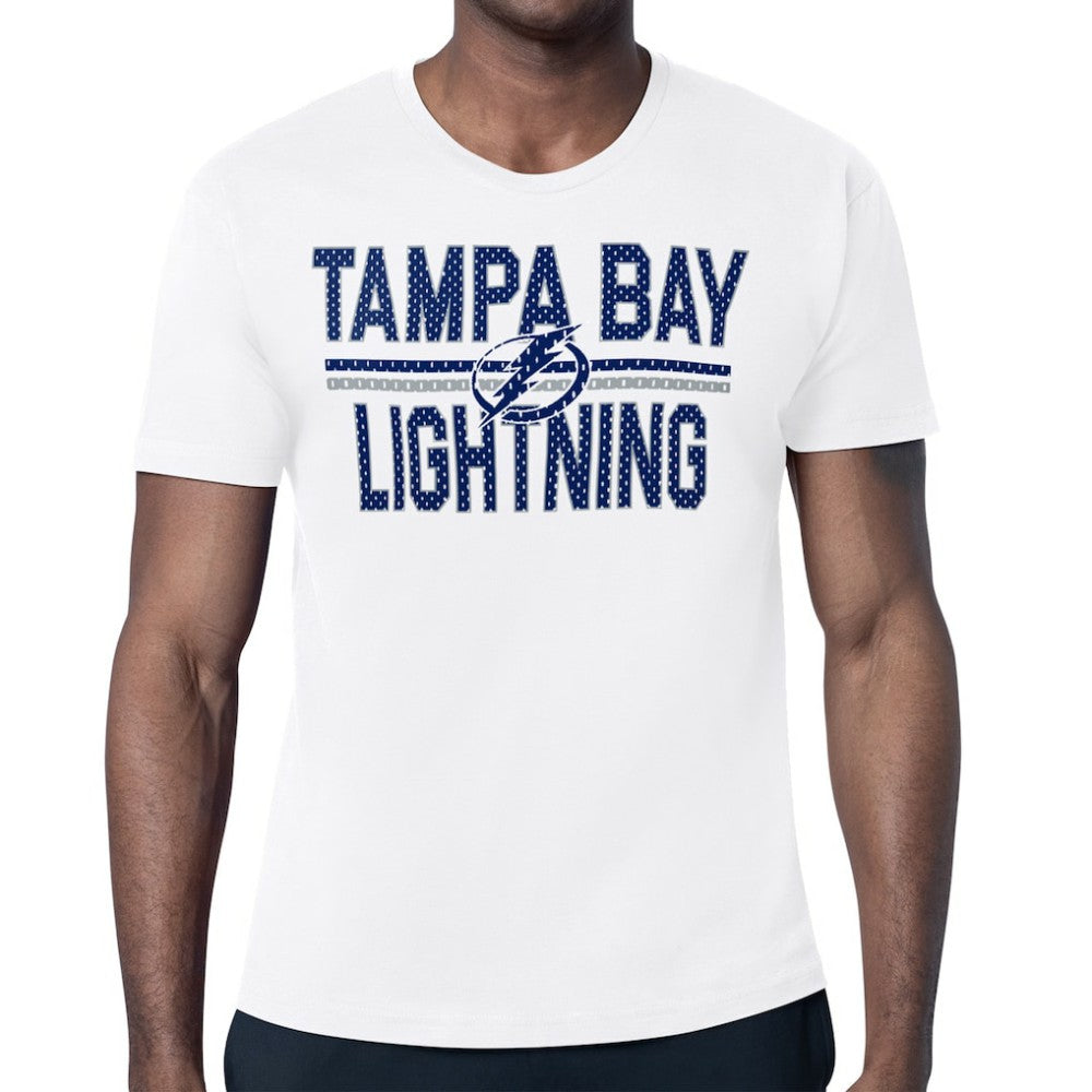 Tampa Bay Lightning Starter Mesh Look Team Name T-Shirt - White | NHL near me