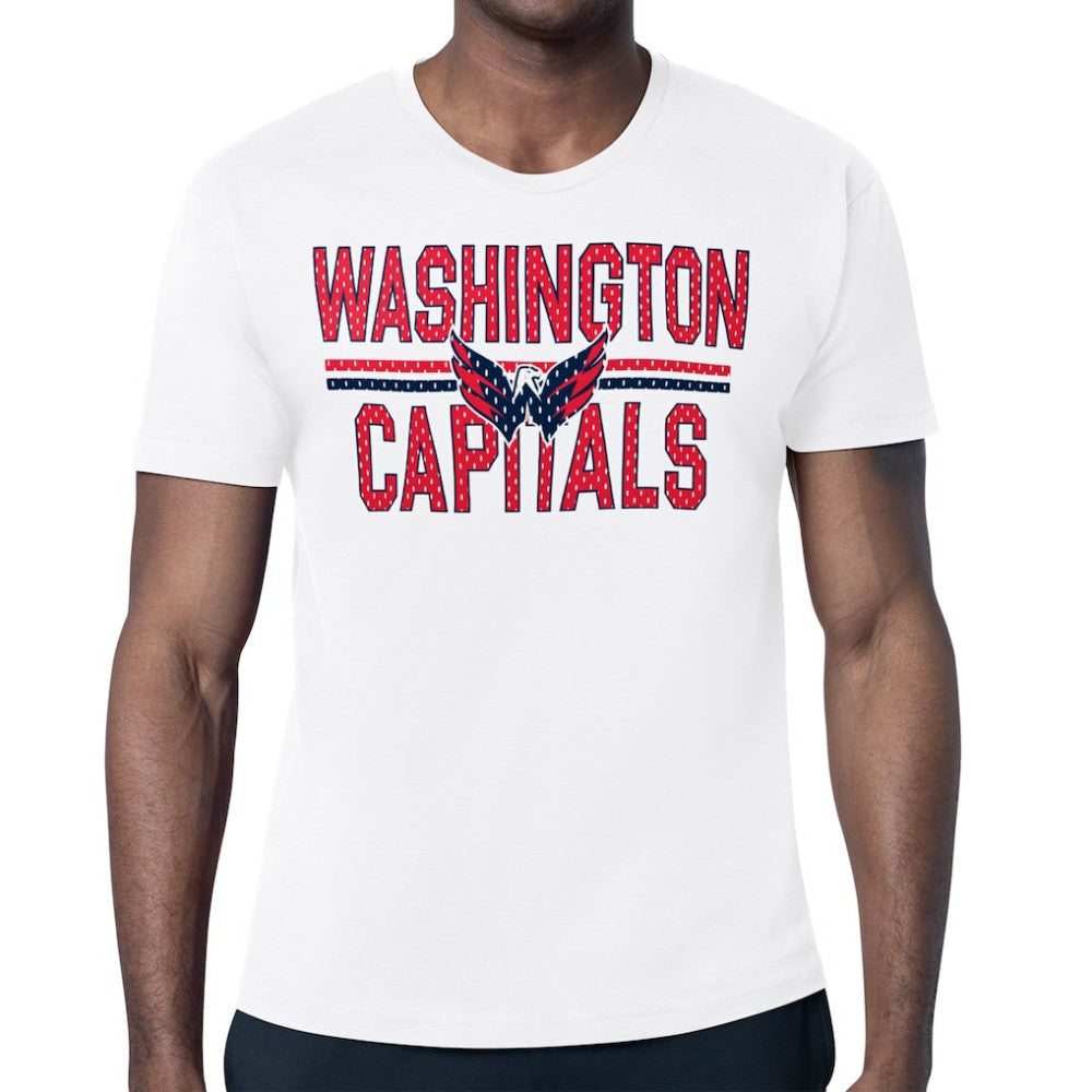 Washington Capitals Starter Mesh Look Team Name T-Shirt - White | NHL discount