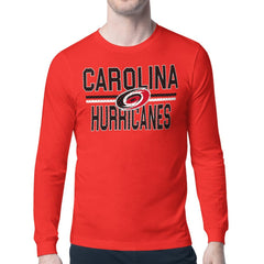 Carolina Hurricanes Starter Mesh Look Team Name Long Sleeve T-Shirt - Red | NHL online