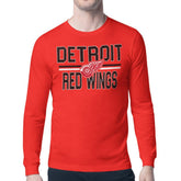 Detroit Red Wings Starter Mesh Look Team Name Long Sleeve T-Shirt - Red | NHL sale