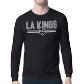 Los Angeles Kings Starter Mesh Look Team Name Long Sleeve T-Shirt - Black | NHL online
